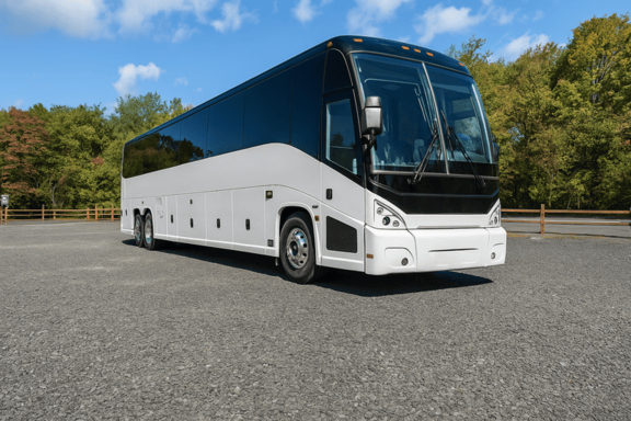 Charter Bus Rental Fishers 56 Passenger Charter Bus